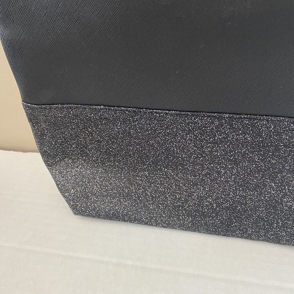 Jimmy choo parfums tote bag Black With Bottom Glitter Brand New Large Tote - Picture 5 of 10